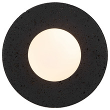 Mathilde Black Frost Glass Outdoor Wall Light